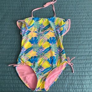 Cat & Jack | Pink Tropical One-Piece
